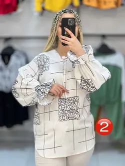 شومیز جلو بسته خامه دوزی سفید طهماسب (۱۱۲۹)