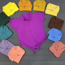 شومیز جلو گره ای پشت کوتاه (۱۱۴۲)