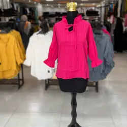 شومیز پشت بلند یقه گره ای    (۱۱۹۲)