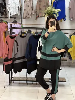 تونیک و شلوار اسلش ست   (۱۲۱۵)