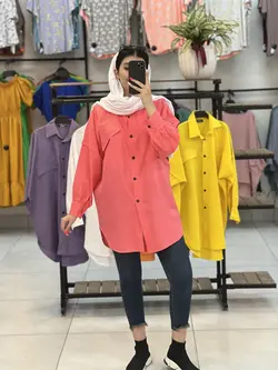 شومیز مانتویی رنگی    (۱۲۵۲)