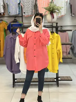 شومیز مانتویی رنگی    (۱۲۵۲)