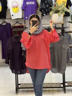 شومیز پشت بلند چهارخونه    (۱۳۵۷)