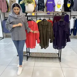 شومیز پشت بلند چهارخونه    (۱۳۵۷)