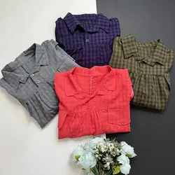 شومیز پشت بلند چهارخونه    (۱۳۵۷)