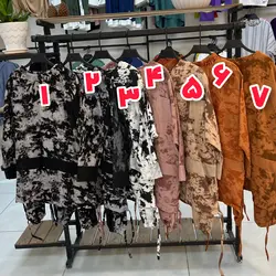 ست تونیک شلوار اسلش ابرنگی (۱۳۶۲)