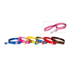 قلاده گردنی نیناپت تسمه ای ساده سایز 1 همراه با لید