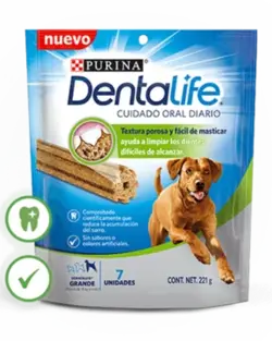 تشویقی سگ دنتال مدل Dentalife Purina وزن 221 گرم