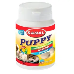 قرص مکمل غذای توله سگ سانال مدل Puppy tablets وزن 75 گرم Sanal Puppy tablets