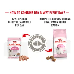 غذای خشک مخصوص بچه گربه رویال کنین مدل kitten وزن 2 کیلوگرم