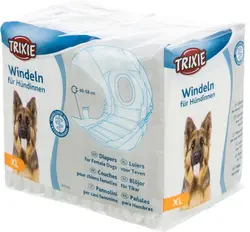 خرید و قیمت پوشک بهداشتی سگ ماده تریکسی سایز XL بسته 12 تایی - پوزه