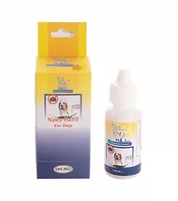 قطره ضد مدفوع خواری سگ اچ اند جی پت مدل Nasty Habit حجم 40 میلی لیتر