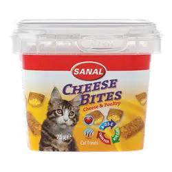 مکمل غذایی کاسه ای گربه سانال مدل Cat Cheese Bites cup