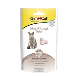 تقویت کننده پوست و مو جیم کت Gim Cat- Skin & Coat Tabs وزن 40 گرم