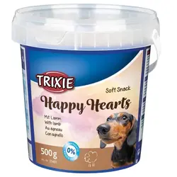 تشویقی سگ تریکسی مدل Happy Hearts با طعم بره وزن 500 گرم