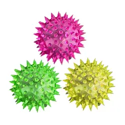 اسباب بازی توپ لاتکس چراغ دار به همراه سوت