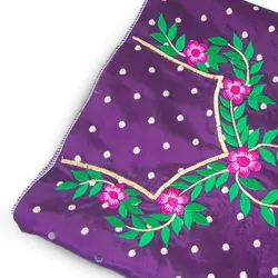 لباس کمخاهی نیمه آماده کار شده با نخ و گلابتون