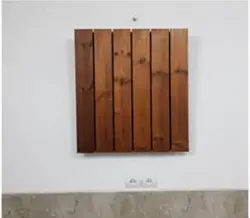 قیمت و خرید رادیاتور عمودی چوبی آرمیس با ابعاد 59x84 - قم تجهیز