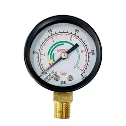 قیمت و خرید گیج فشار درجه 10بارصفحه6سانت ناتالی - قم تجهیز