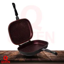 تابه رژیمی کوئین هلان رنگ مشکی سوپر مات