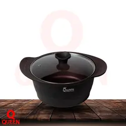 قابلمه سایز 20 پروانه ای رنگ مشکی سوپر مات