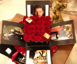 باکس آلبومی| گل رز اتوپیا هلندی | 20 شاخه