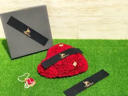 باکس قلب برجسته| گل رز قرمز هلندی | 200 شاخه