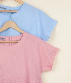 پیراهن لنین چیندار