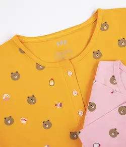 بلوز تدی سه دکمه