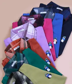 بلوز یقه دار گلدوزی پینگو