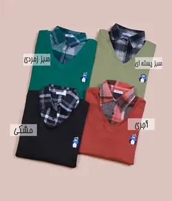 بلوز یقه دار گلدوزی پینگو