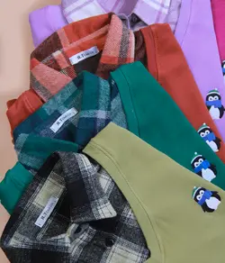 بلوز یقه دار گلدوزی پینگو