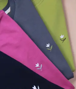 بلوز آستین چیندار لاله