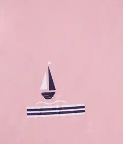 ست بلوز شلوار طرح گربه و قایق