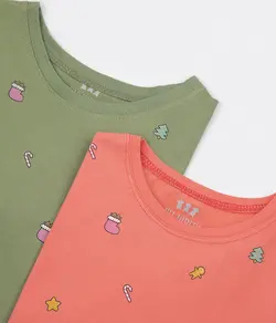 ست بلوز شلوار کریسمسی