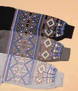 بلوز آستین پفی طرح سنتی بوهمین