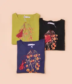 تونیک گلدوزی طناز