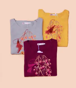 تونیک گلدوزی طناز