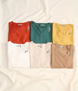 پیراهن یقه گلدوزی بابوس