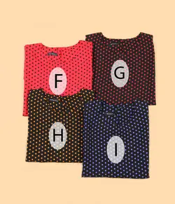 شومیز زنانه خال خالی