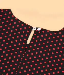 شومیز زنانه خال خالی