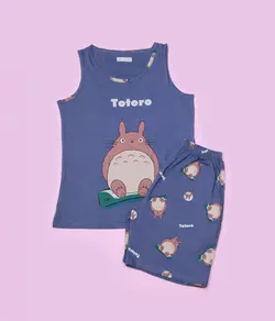 تاپ شلوارک طرح Totoro