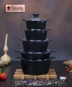 سرویس قابلمه 10 پارچه گرانیتی دالغا