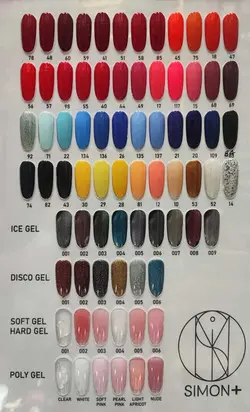 لاک ژل مشکی 30 میل SIMON