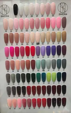 لاک ژل مشکی 30 میل SIMON