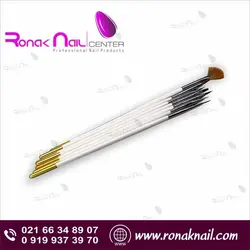 ست قلم طراحی ۷ تکه دسته بلند - فروشگاه لوازم کاشت ناخن