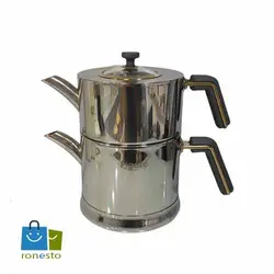 ست کتری و قوری استیل فیگارو کد F0912