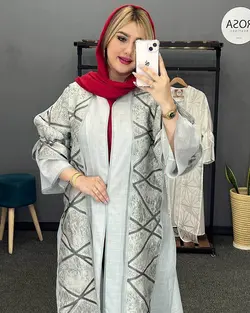 مانتو مزونی یاخما کد : 21264 - فروشگاه اینترنتی رزا بوتیک