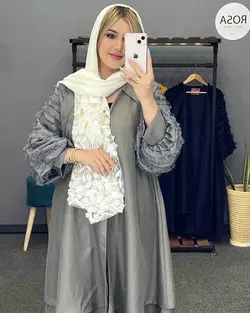 مانتو مزونی نازلی آستین ریش کد : 20928 - فروشگاه اینترنتی رزا بوتیک