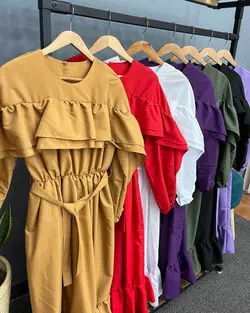 پیراهنی بلند کد : 20753 - فروشگاه اینترنتی رزا بوتیک